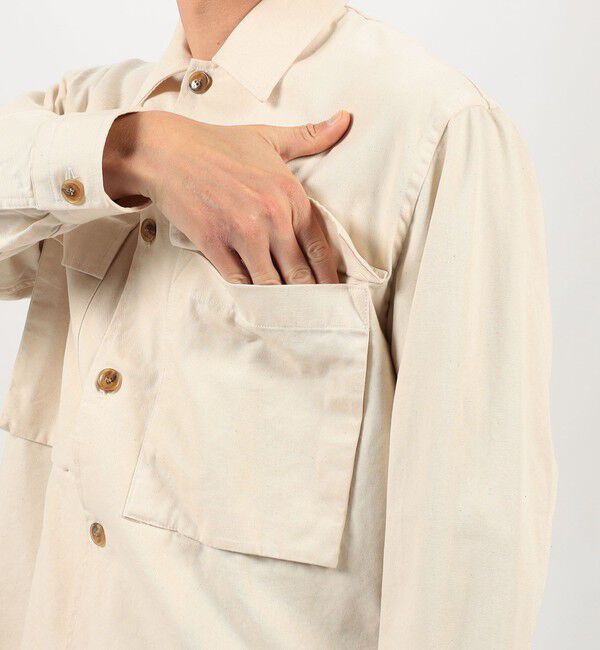 TOMORROWLAND MENS「【WEB先行予約・別注】GUY ROVER コットン オーバーシャツ」|ブルゾン・スタジャン|