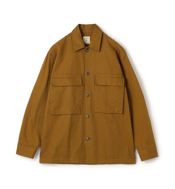 TOMORROWLAND MENS「【WEB先行予約・別注】GUY ROVER コットン オーバーシャツ」|ブルゾン・スタジャン|45 キャメル