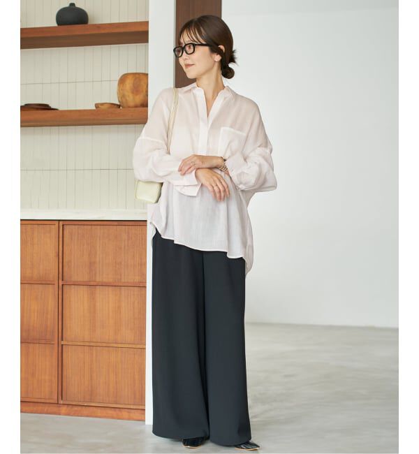 Plage「《追加》Dry Twill Relax パンツ 2」|スラックス|