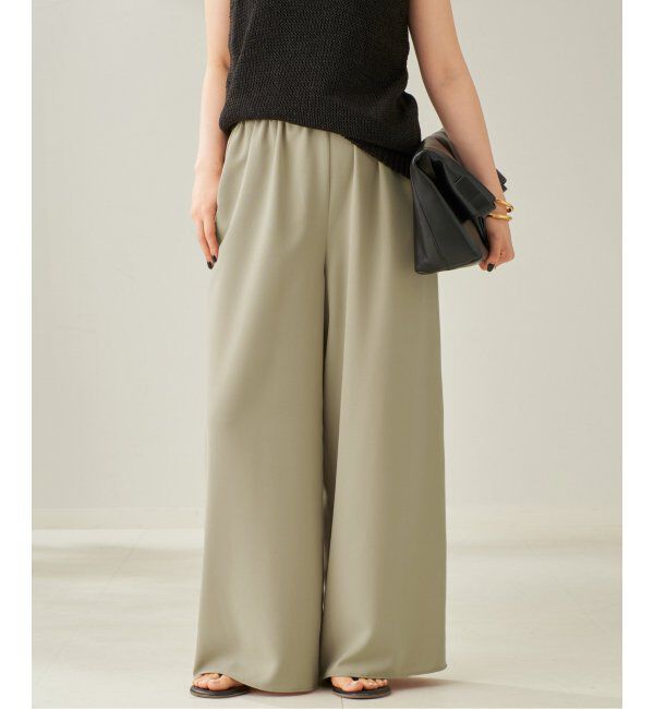 Plage「《追加》Dry Twill Relax パンツ 2」|スラックス|ベージュ