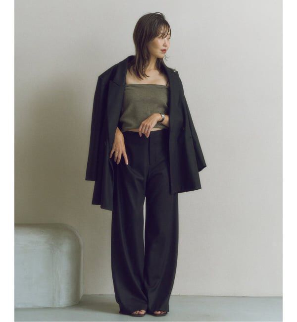 Plage「MY_wool fit パンツ」|スラックス|