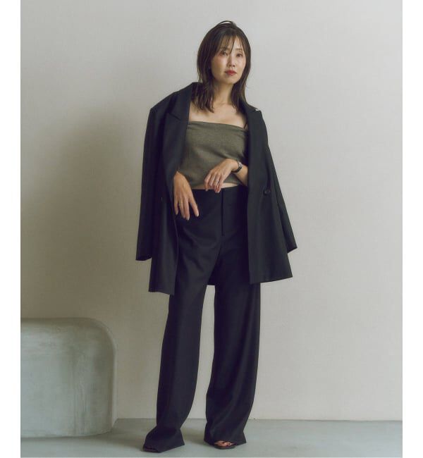 Plage「MY_wool fit パンツ」|スラックス|