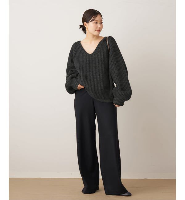 Plage「MY_wool fit パンツ」|スラックス|