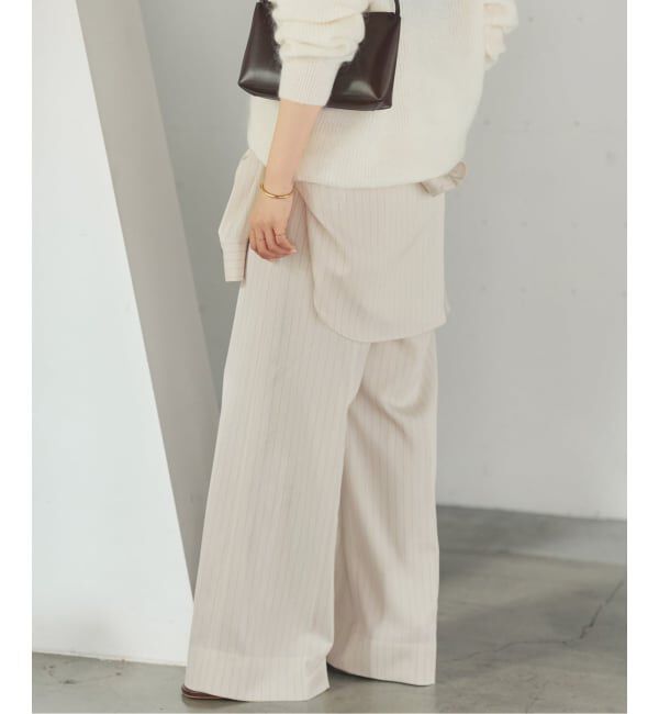 Plage「Pin stripe パンツ」|スラックス|