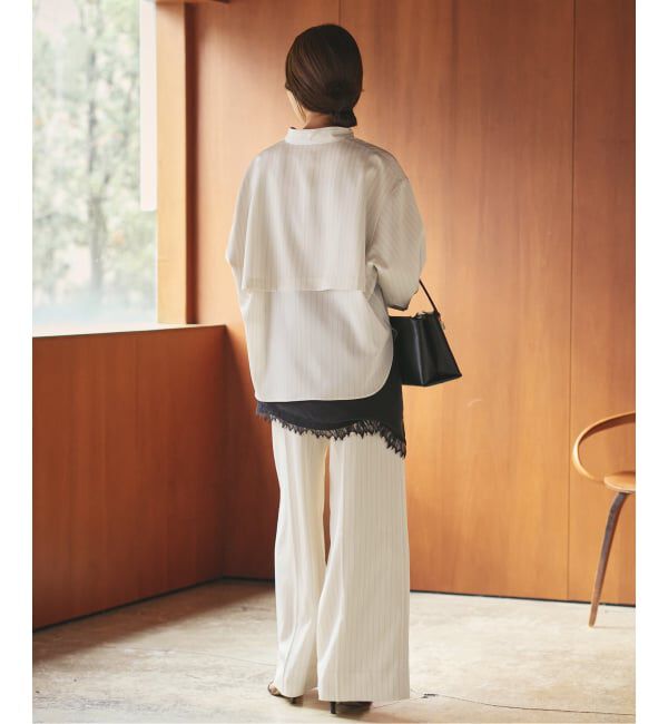 Plage「Pin stripe パンツ」|スラックス|