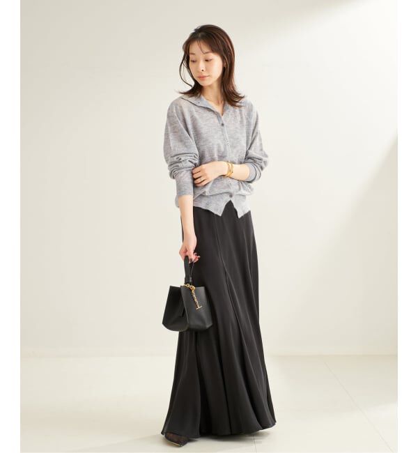 Plage「《追加》Washable Fibril ロングスカート 5」|スカート|