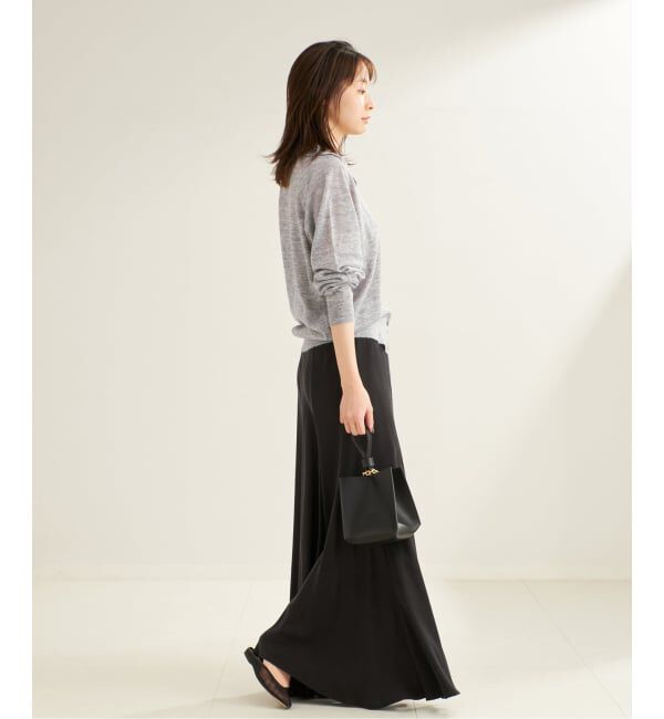 Plage「《追加》Washable Fibril ロングスカート 5」|スカート|