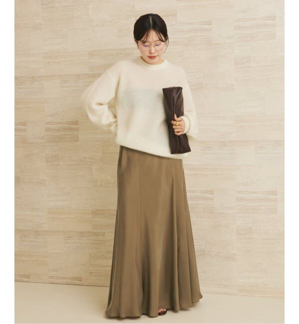 Plage「《追加》Washable Fibril ロングスカート 5」|スカート|