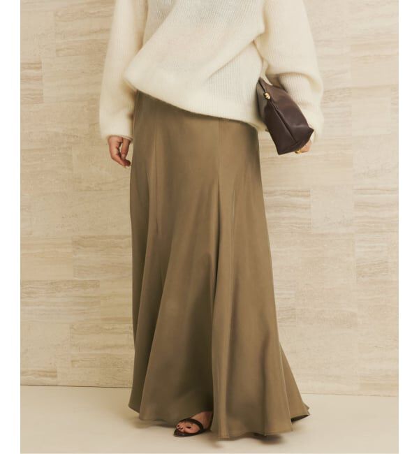 Plage「《追加》Washable Fibril ロングスカート 5」|スカート|