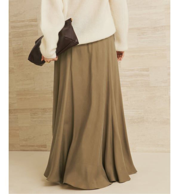 Plage「《追加》Washable Fibril ロングスカート 5」|スカート|