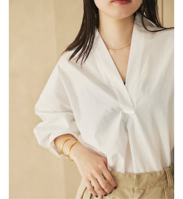 Plage「《追加》R&rsquo;IAM フォルムスキッパーシャツ」|シャツ・ブラウス|