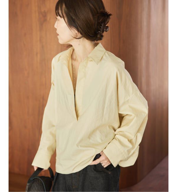 Plage「《追加》R&rsquo;IAM フォルムスキッパーシャツ」|シャツ・ブラウス|