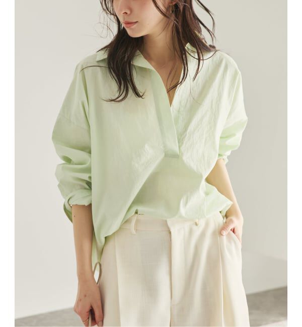 Plage「《追加》R&rsquo;IAM フォルムスキッパーシャツ」|シャツ・ブラウス|