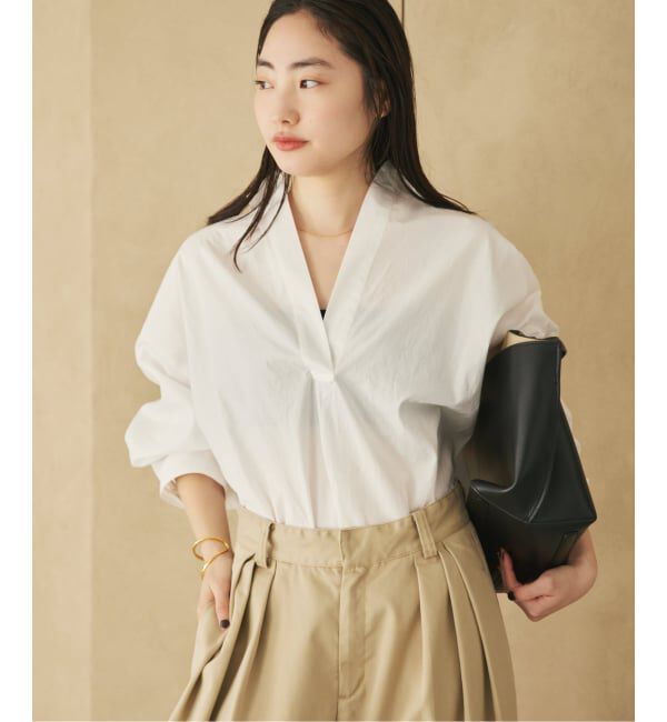 Plage「《追加》R&rsquo;IAM フォルムスキッパーシャツ」|シャツ・ブラウス|