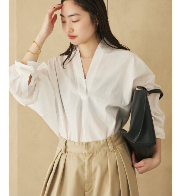 Plage「《追加》R&rsquo;IAM フォルムスキッパーシャツ」|シャツ・ブラウス|