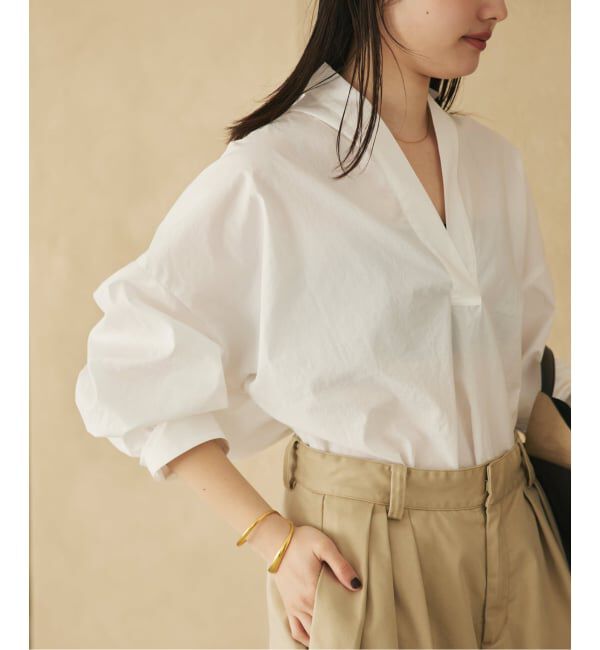 Plage「《追加》R&rsquo;IAM フォルムスキッパーシャツ」|シャツ・ブラウス|