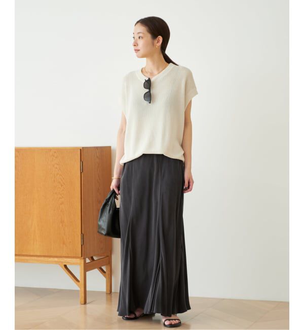 Plage「《追加予約》Washable Fibril ロングスカート」|スカート|