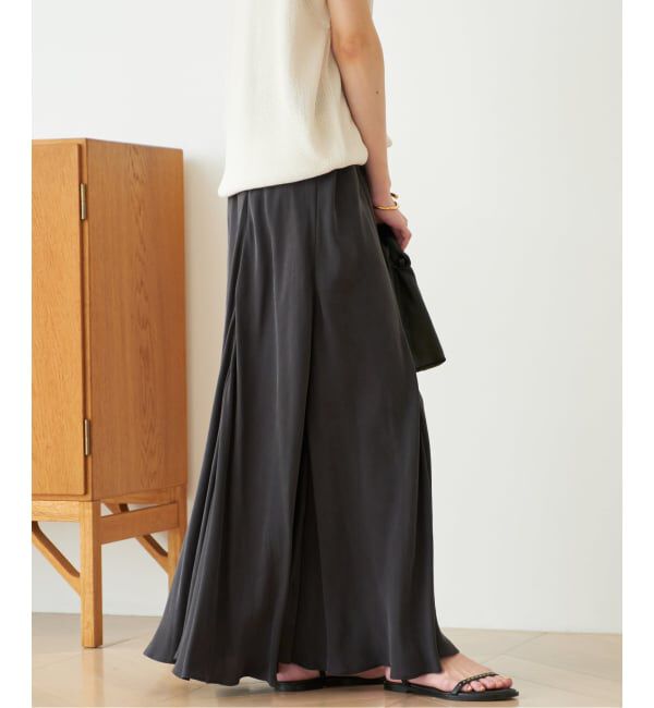 Plage「《追加予約》Washable Fibril ロングスカート」|スカート|