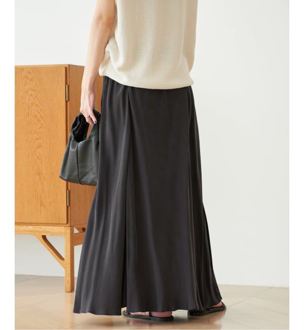 Plage「《追加予約》Washable Fibril ロングスカート」|スカート|