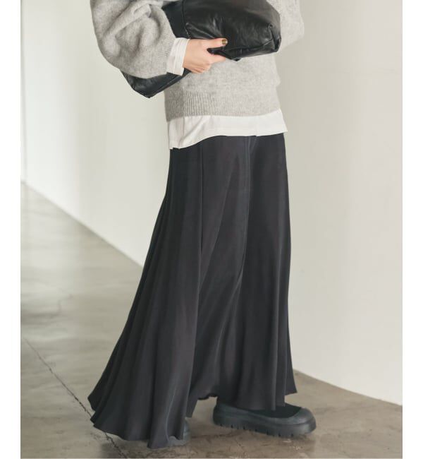 Plage「《追加予約》Washable Fibril ロングスカート」|スカート|