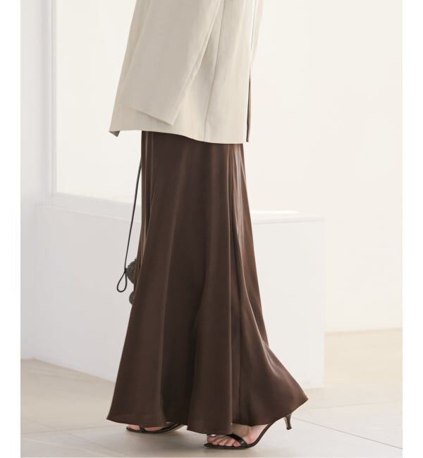 Plage「《追加予約》Washable Fibril ロングスカート」|スカート|
