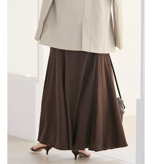 Plage「《追加予約》Washable Fibril ロングスカート」|スカート|