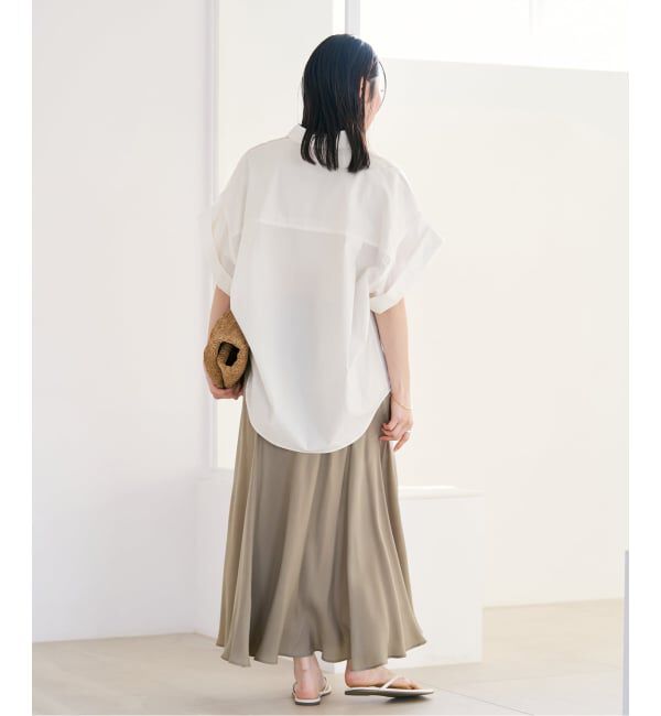 Plage「《追加予約》Washable Fibril ロングスカート」|スカート|