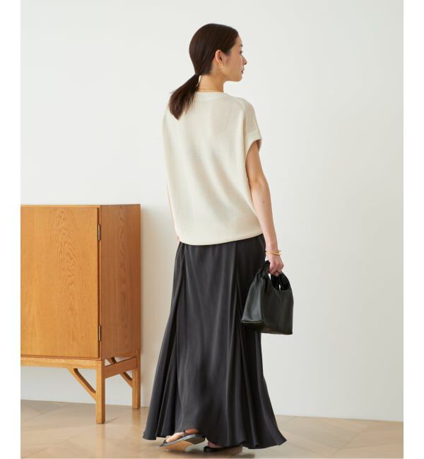 Plage「《追加予約》Washable Fibril ロングスカート」|スカート|