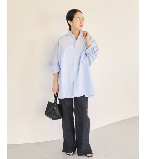 Plage「《追加予約》OX Poncho シャツ」|シャツ・ブラウス|