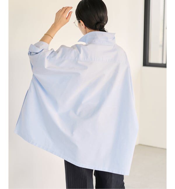 Plage「《追加予約》OX Poncho シャツ」|シャツ・ブラウス|