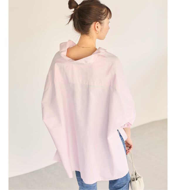 Plage「《追加予約》OX Poncho シャツ」|シャツ・ブラウス|