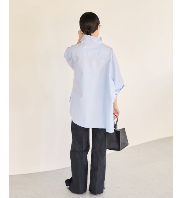 Plage「《追加予約》OX Poncho シャツ」|シャツ・ブラウス|