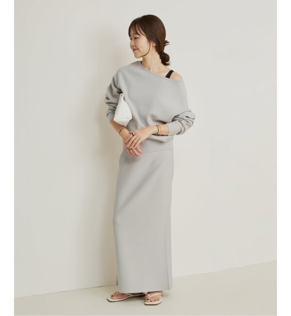 Plage「VIS/PL スムース ロングスカート」|スカート|