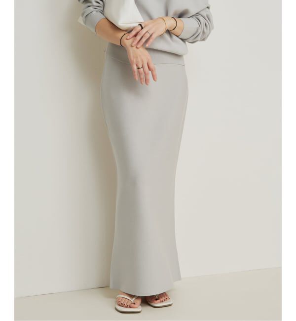 Plage「VIS/PL スムース ロングスカート」|スカート|