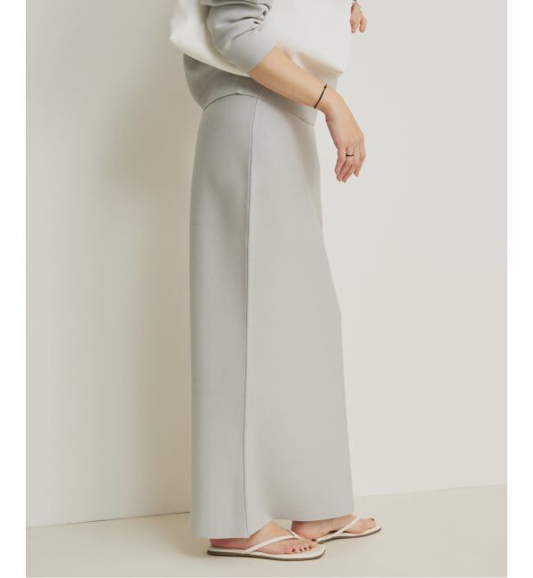 Plage「VIS/PL スムース ロングスカート」|スカート|