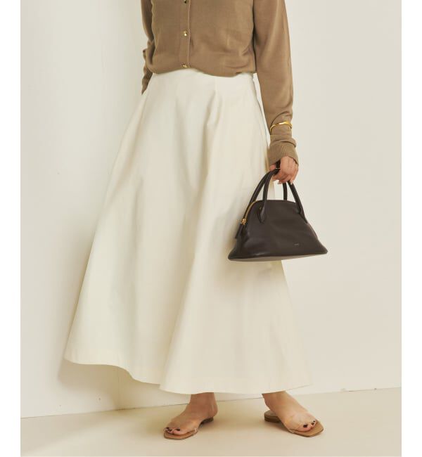 Plage「cotton/ny minimal スカート」|スカート|ホワイト