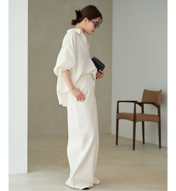 Plage「《追加予約》GEORGETTE SKIPPER ブラウス」|シャツ・ブラウス|