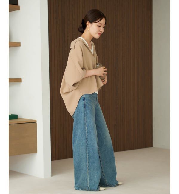 Plage「《追加予約》GEORGETTE SKIPPER ブラウス」|シャツ・ブラウス|