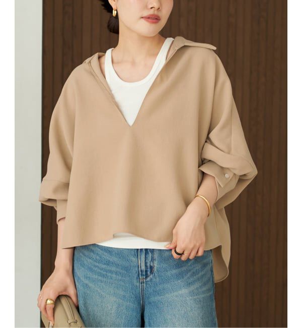 Plage「《追加予約》GEORGETTE SKIPPER ブラウス」|シャツ・ブラウス|