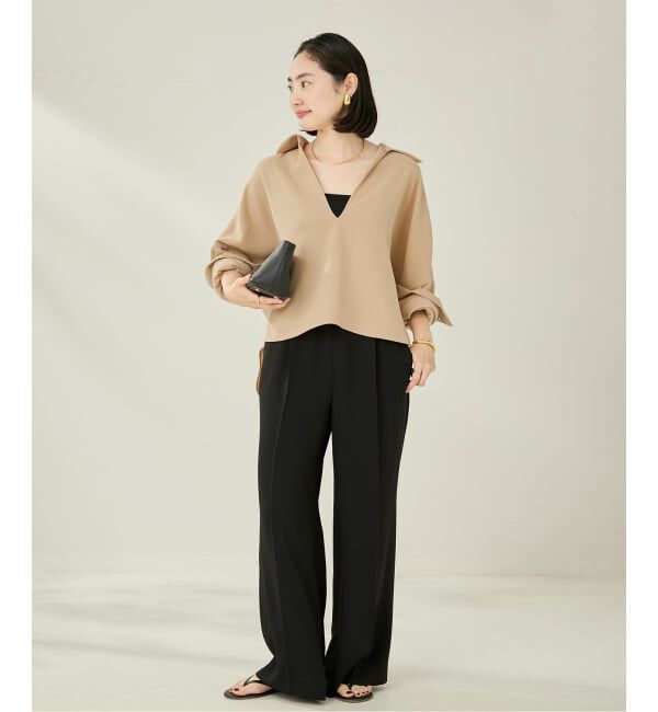 Plage「《追加予約》GEORGETTE SKIPPER ブラウス」|シャツ・ブラウス|