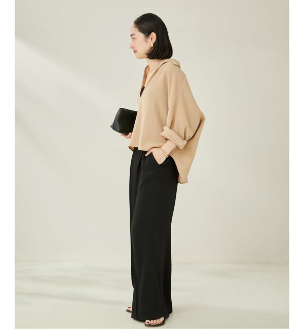 Plage「《追加予約》GEORGETTE SKIPPER ブラウス」|シャツ・ブラウス|