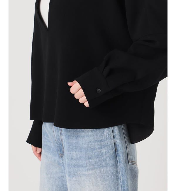 Plage「《追加予約》GEORGETTE SKIPPER ブラウス」|シャツ・ブラウス|