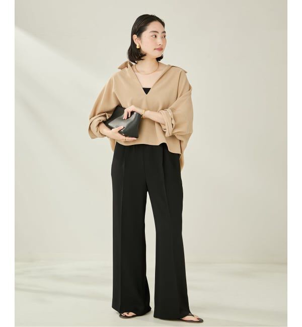 Plage「《追加予約》GEORGETTE SKIPPER ブラウス」|シャツ・ブラウス|