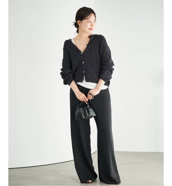 Plage「《追加予約》Fringe yarn カーディガン 2」|カーディガン|