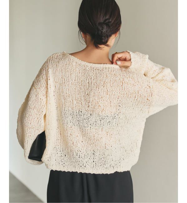 Plage「《追加予約》Fringe yarn カーディガン 2」|カーディガン|