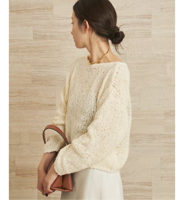 Plage「《追加予約》Fringe yarn カーディガン 2」|カーディガン|