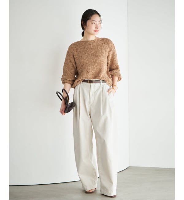 Plage「《追加予約》Fringe yarn カーディガン 2」|カーディガン|