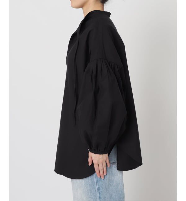 Plage「《一部店舗・WEB限定追加予約》オックスボリュームブラウス」|シャツ・ブラウス|