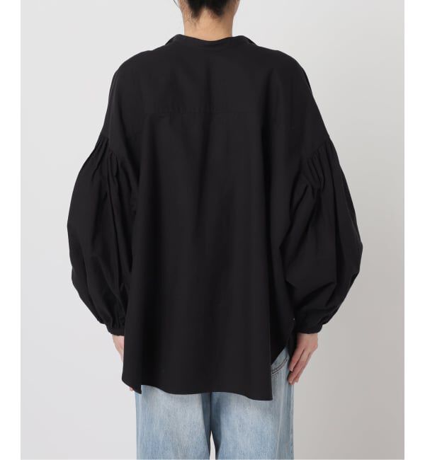 Plage「《一部店舗・WEB限定追加予約》オックスボリュームブラウス」|シャツ・ブラウス|