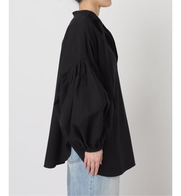 Plage「《一部店舗・WEB限定追加予約》オックスボリュームブラウス」|シャツ・ブラウス|